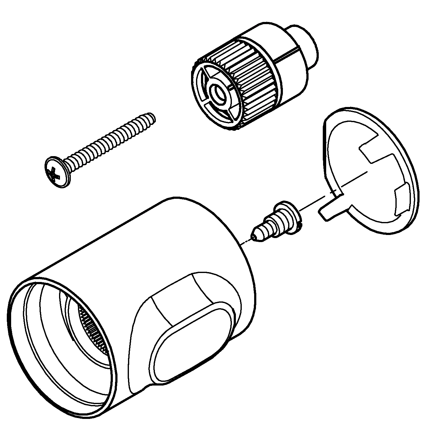 Temperaturwählgriff 49178, für Grohtherm 500, chrom