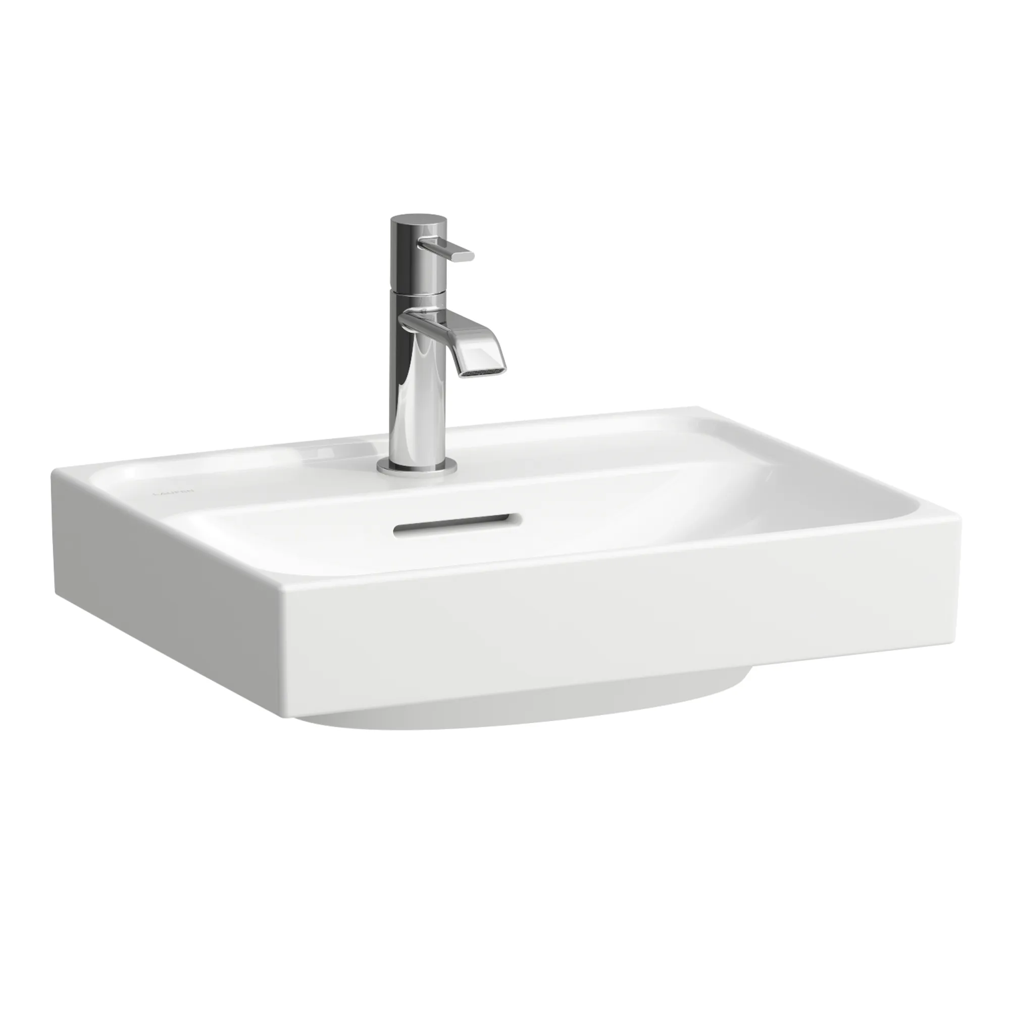 Aufsatz-Handwaschbecken, MEDA, 350x450x130, 1 Hahnloch mit Überlauf, weiß Aufsatz-Handwaschbecken, MEDA, 350x450x130, 1 Hahnloch mit Überlauf, weiß