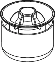 TECEdrainpoint S 2-stufiger Membran GV für Ablauf DN 50 Norm/senkrecht und DN 70