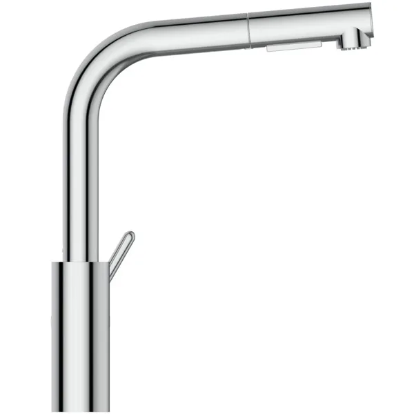 Ideal Standard Küchenarmatur Ceralife Ausladung 220mm mit herausziehbarer 2-Funktions-Handbrause, L-Auslauf Chrom Ideal Standard Küchenarmatur Ceralife Ausladung 220mm mit herausziehbarer 2-Funktions-Handbrause, L-Auslauf Chrom