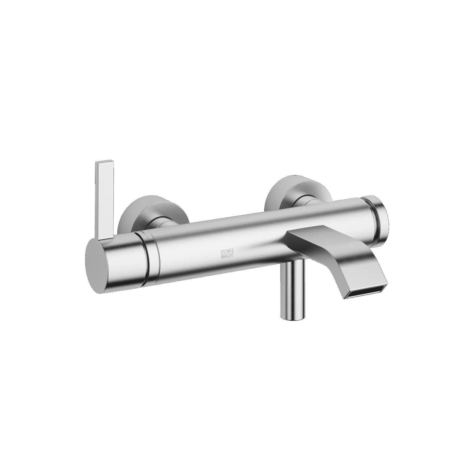 Dornbracht IMO Wannen-Einhandbatterie für Wandmontage ohne Garnitur Chrom gebürstet