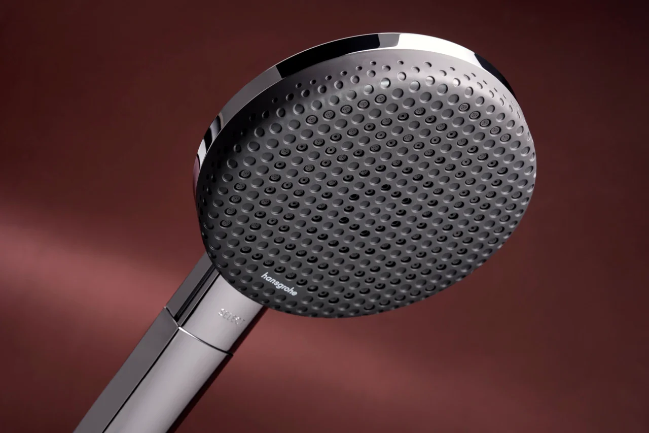 Hansgrohe Handbrause Raindance Alive Select S, Chrom, 125 mm Brausekopfgröße, 3 Strahlarten, QuickClean, Durchflussregler 12 l/min