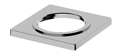 Hansa HansaLIVING Rosette HansaLIVING 6637 55 x 55 mm Chrom Hansa HansaLIVING Rosette HansaLIVING 6637 55 x 55 mm Chrom