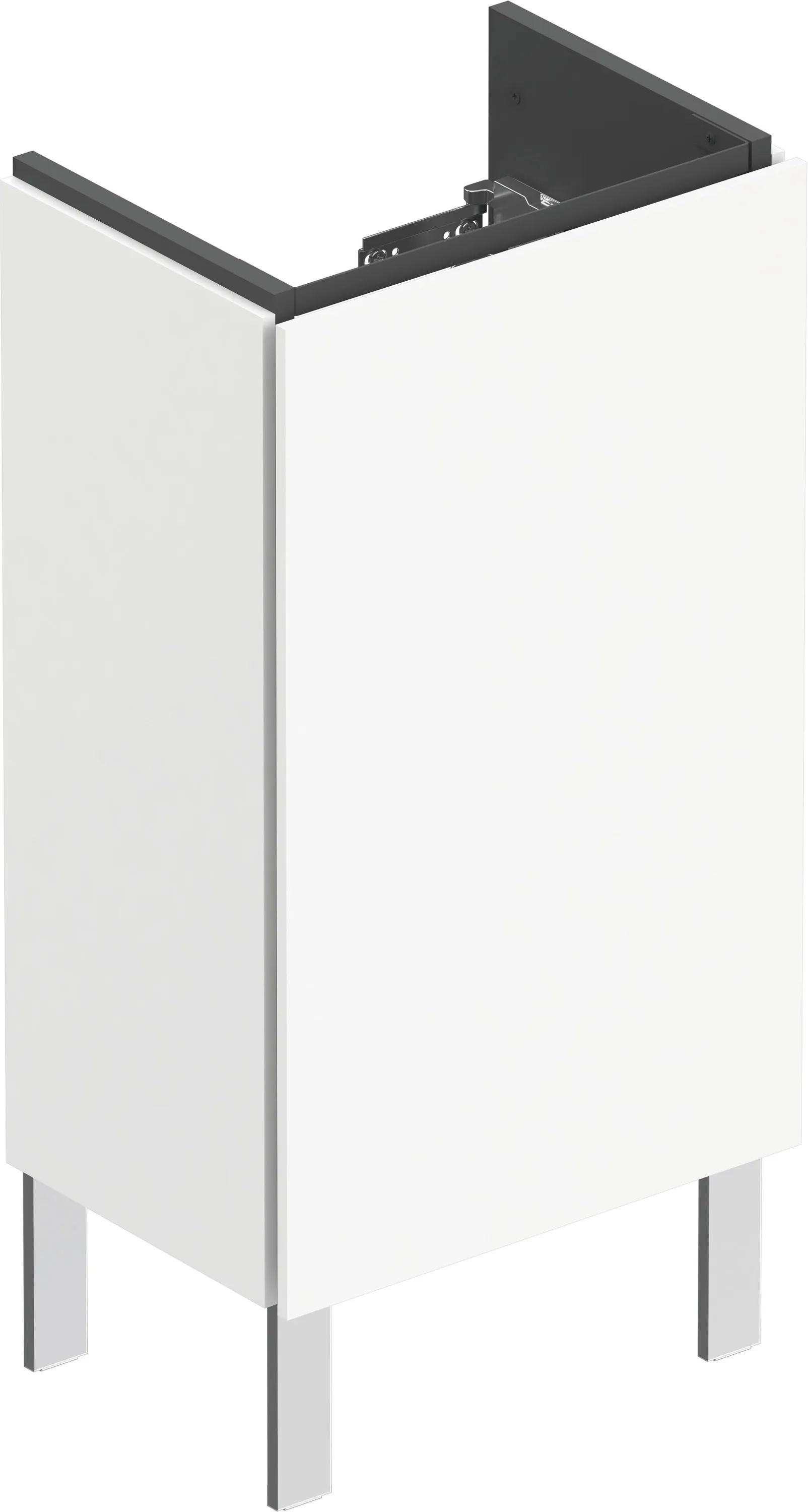 Duravit Waschtischunterschrank bodenstehend „L-Cube“ 42 × 70,4 × 29,4 cm Weiß Matt