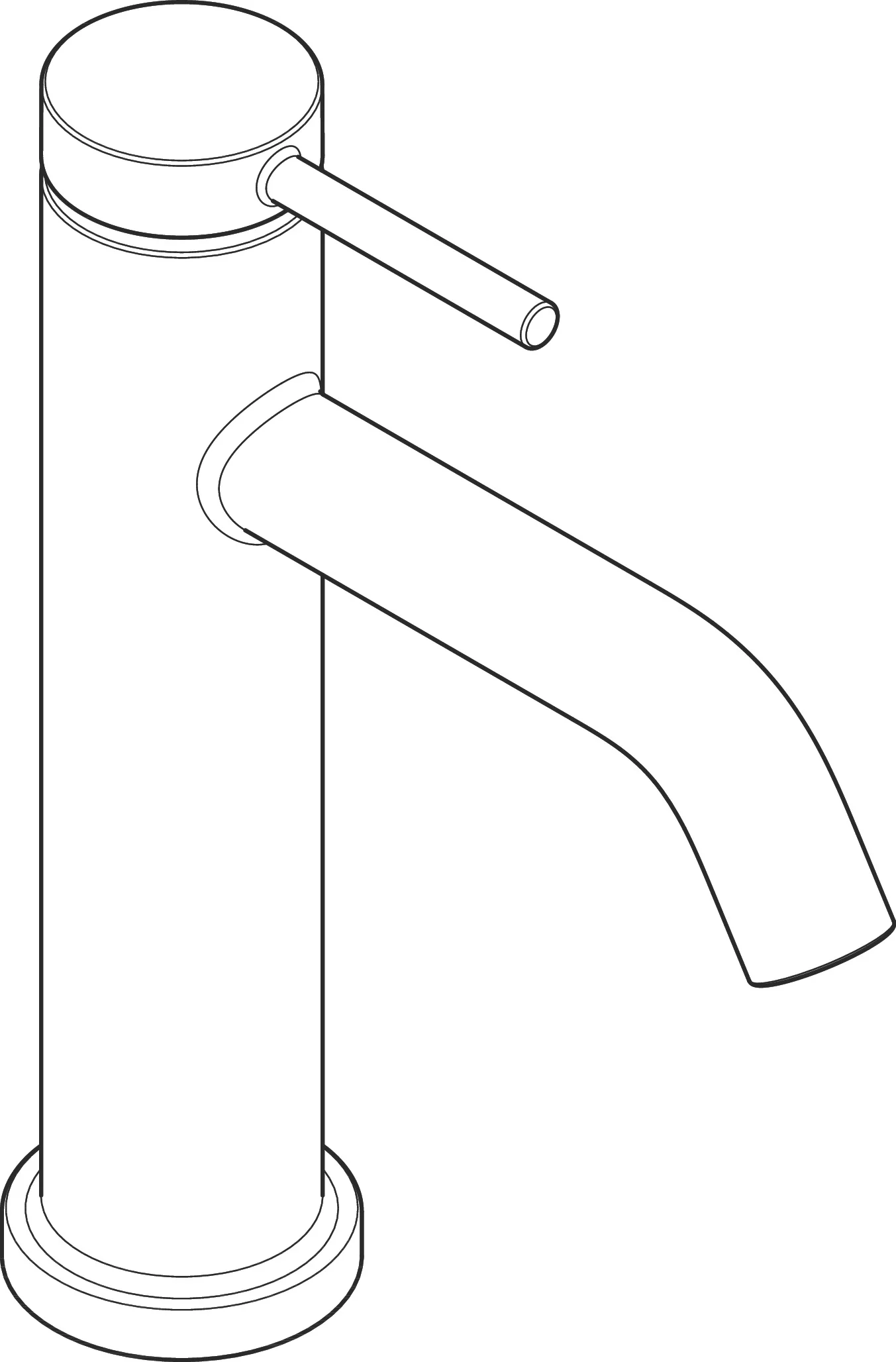 Hansgrohe Tecturis S Einhebel-Waschtischmischer 110 CoolStart, Brushed Bronze, Ausladung 116 mm, Auslaufhöhe 105 mm Hansgrohe Tecturis S Einhebel-Waschtischmischer 110 CoolStart, Brushed Bronze, Ausladung 116 mm, Auslaufhöhe 105 mm