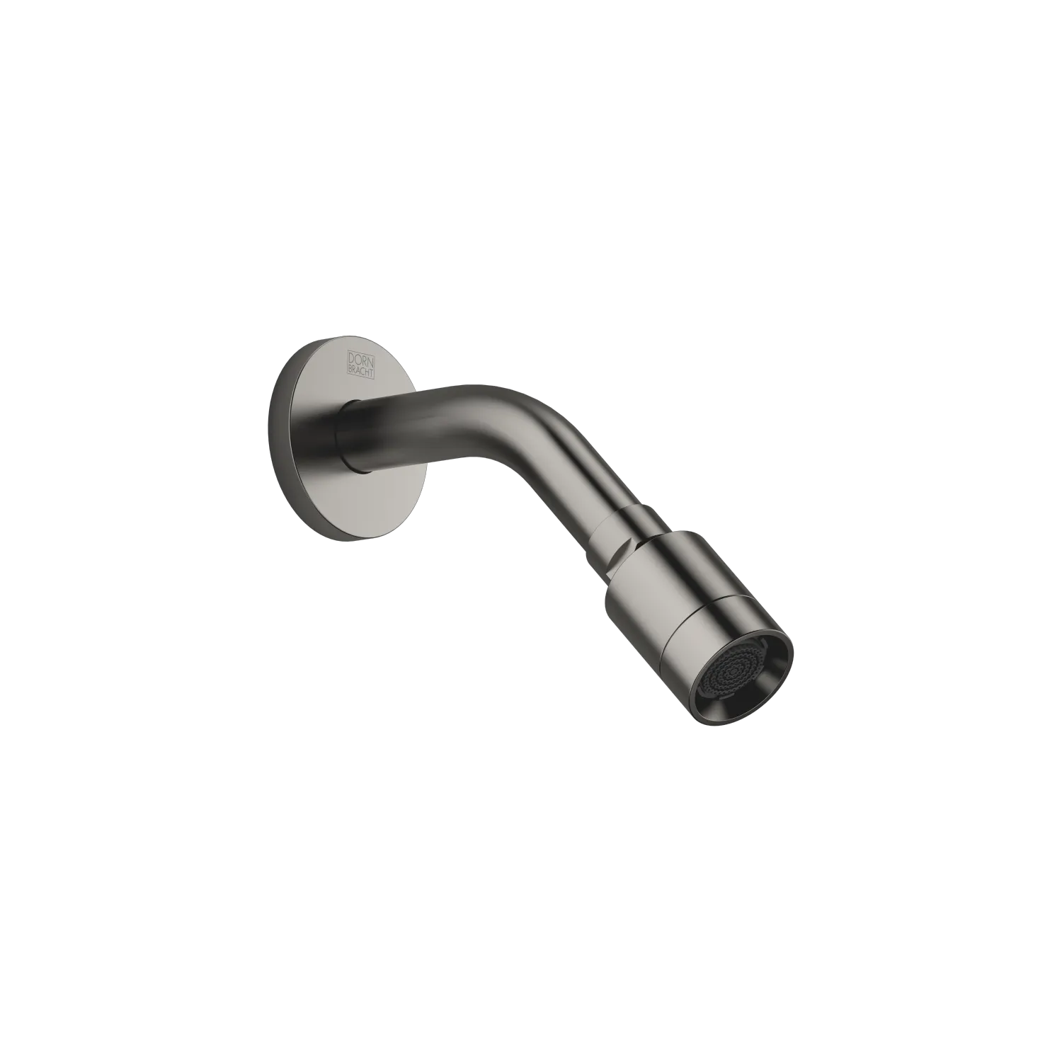 Dornbracht Kopfbrause SERIENSPEZIFISCH Dark Platinum gebürstet mit INTENSE RAIN, Durchfluss max. 5,7 l/min, Antikalk-System, Ausladung 156 mm
