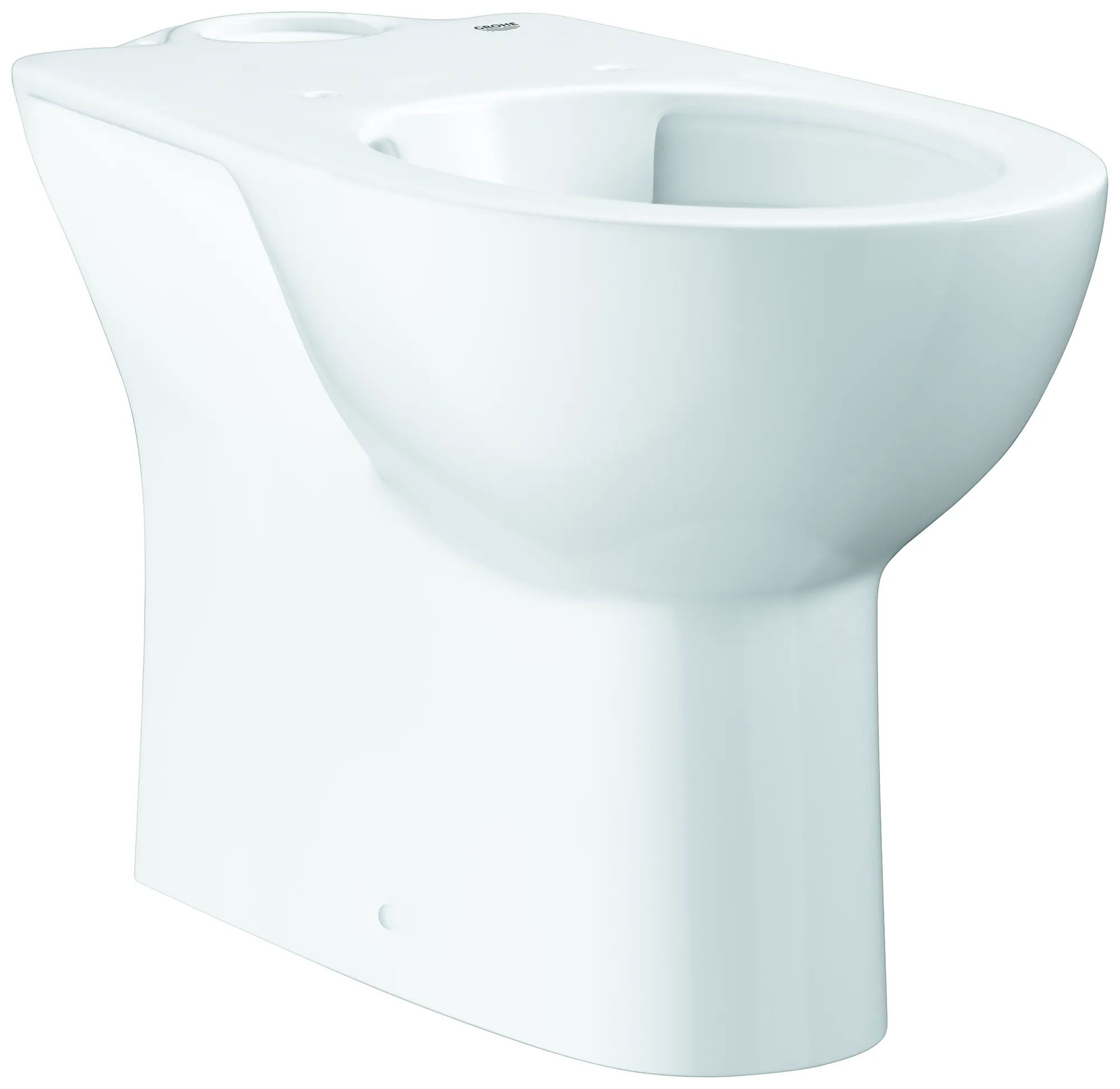 Grohe Stand-WC-Kombination Bau Keramik Tiefspüler spülrandlos Abgang senkrecht in alpinweiß