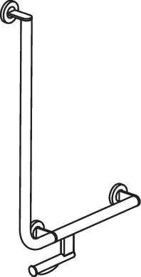 HEWI Haltegriff Ausführung rechts „System 900“ in Dunkelgrau tiefmatt HEWI Haltegriff Ausführung rechts „System 900“ in Dunkelgrau tiefmatt