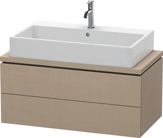Duravit Waschtischunterschrank wandhängend „L-Cube“ 92 × 40 × 47,7 cm Leinen Duravit Waschtischunterschrank wandhängend „L-Cube“ 92 × 40 × 47,7 cm Leinen