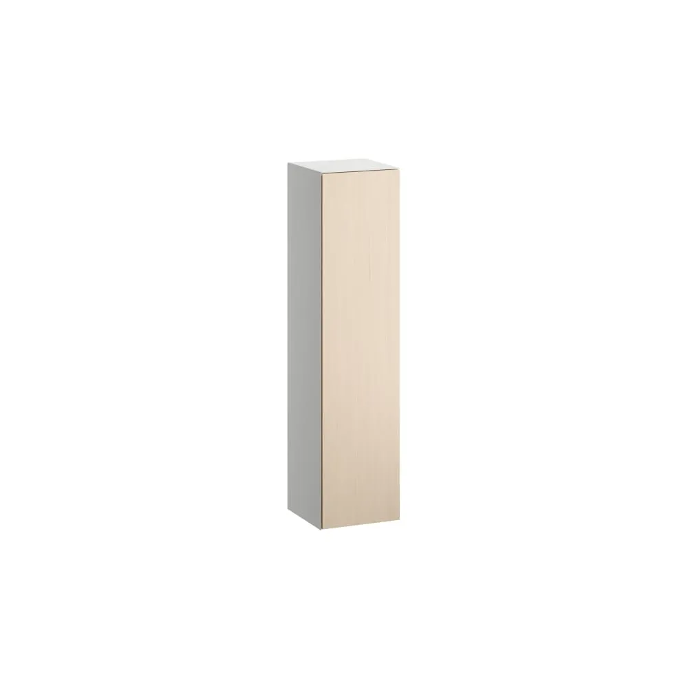 HS FOLIO 300x303x1246 1 Tür Scharn. re 4 Glasabl. Push/Pull Fossilgrau