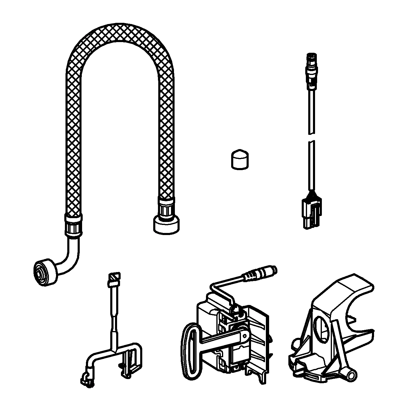 Installationsset 46944_1, für Sensia Arena Dusch-WC, für automatische Spülung und Vorspülung