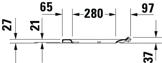 Duravit WC-Sitz „No.1“ 37,3 × 43 × 4,3 cm in, Soft Closing, Scharniere Edelstahl Duravit WC-Sitz „No.1“ 37,3 × 43 × 4,3 cm in, Soft Closing, Scharniere Edelstahl