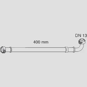 SANIT Flexschlauch 400mm Urinal-Element INEO SANIT Flexschlauch 400mm Urinal-Element INEO