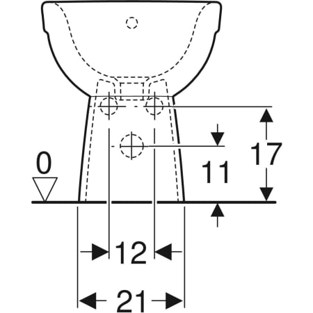 Stand-Bidet „Renova“, mit Überlauf, Befestigung verdeckt 35 × 40 × 52 cm in weiß alpin Stand-Bidet „Renova“, mit Überlauf, Befestigung verdeckt 35 × 40 × 52 cm in weiß alpin