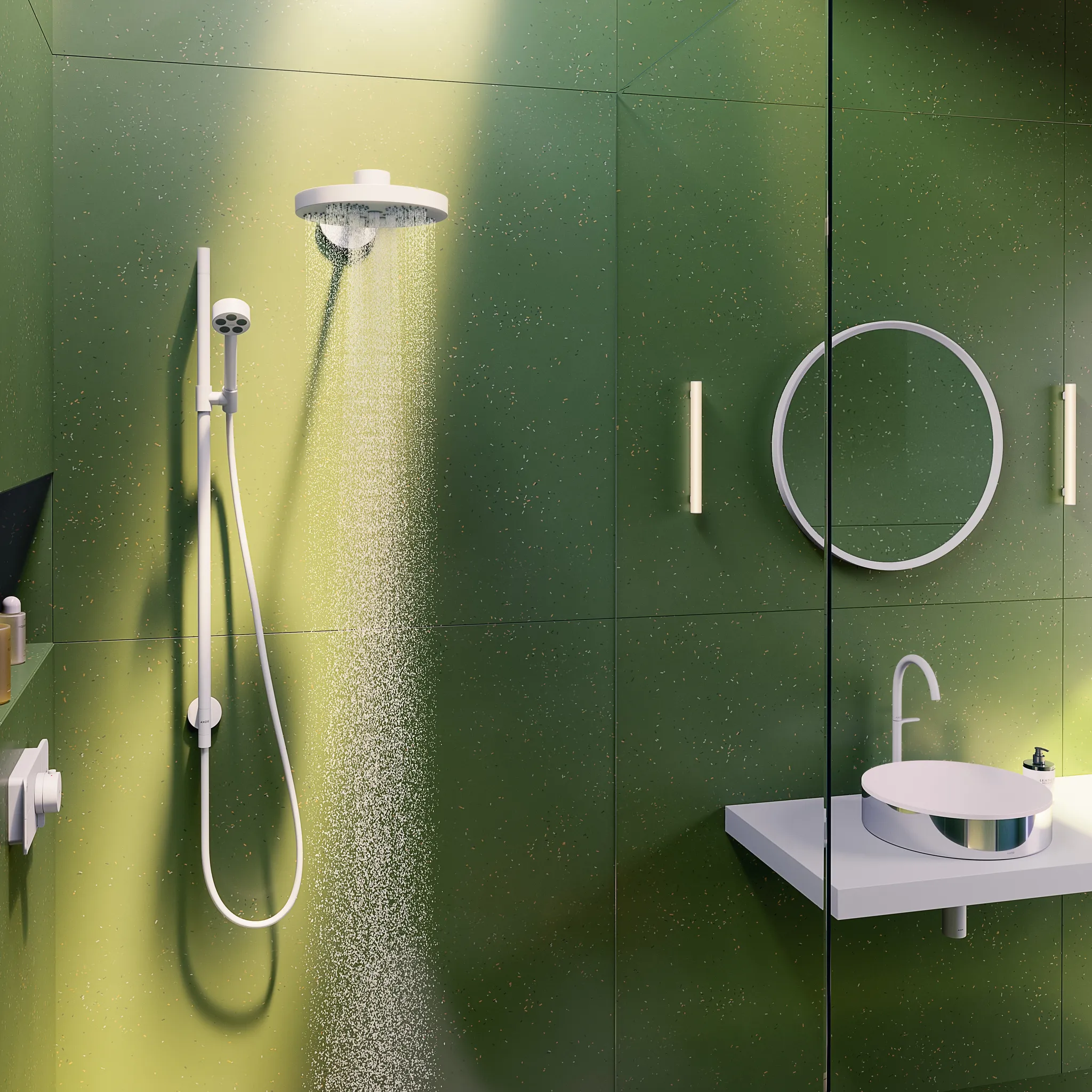 AXOR Suite Waschbecken & Badewannen Aufsatzwaschtisch 400 ohne Hahnloch und Überlauf Chrom AXOR Suite Waschbecken & Badewannen Aufsatzwaschtisch 400 ohne Hahnloch und Überlauf Chrom