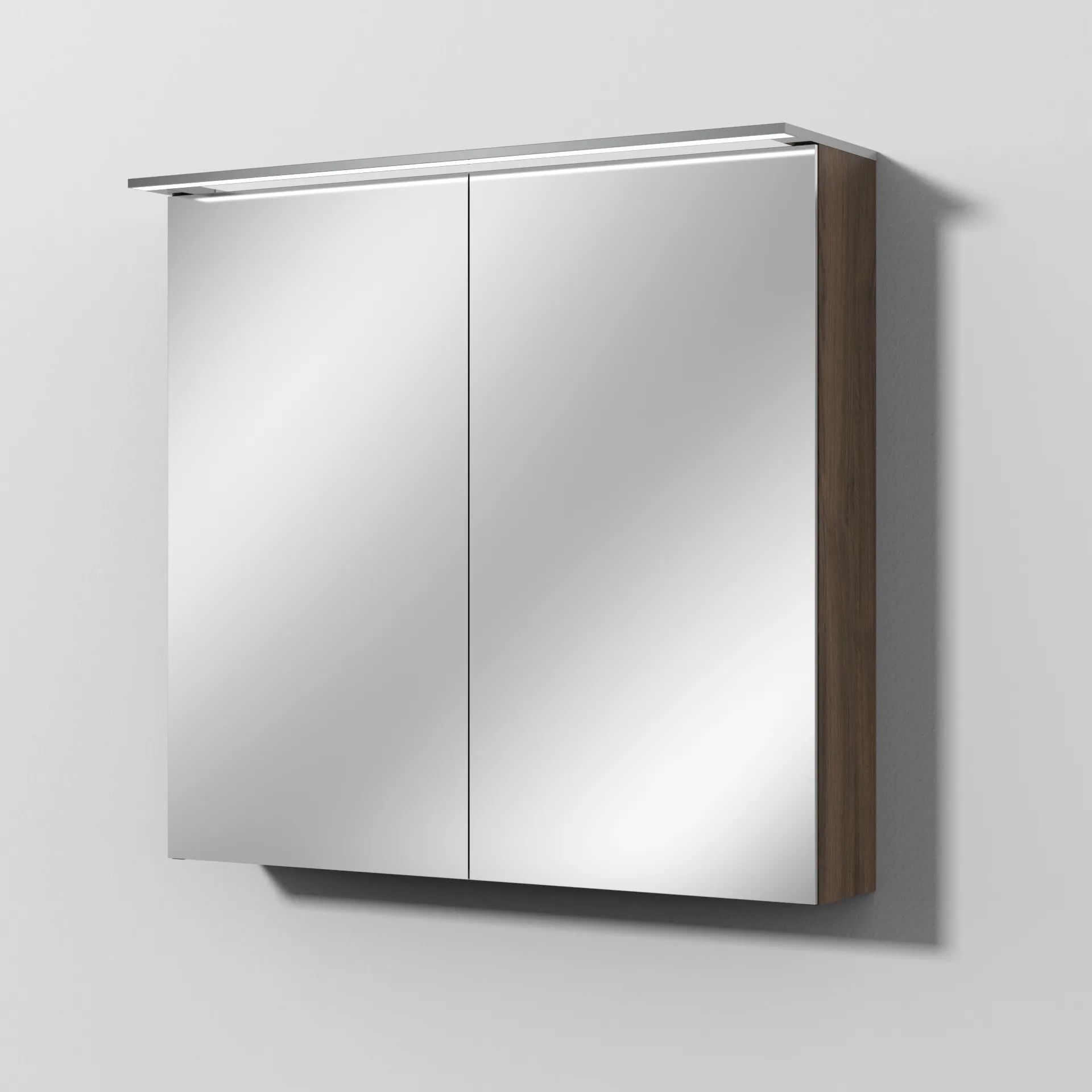 Sanipa Wandvorbau Spiegelschrank „Malte“ 800 × 750 × 149 mm in Eiche Arizona