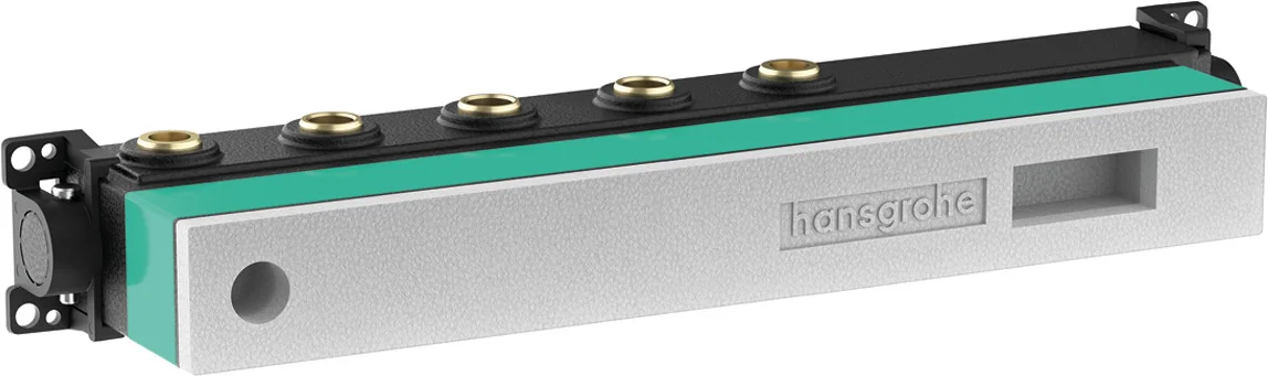 Hansgrohe RainSelect Grundkörper für 3 Verbraucher – schallentkoppelt, horizontal montierbar, DN15/DN20, Rp ¾, Einbautiefe 92–120 mm Hansgrohe RainSelect Grundkörper für 3 Verbraucher – schallentkoppelt, horizontal montierbar, DN15/DN20, Rp ¾, Einbautiefe 92–120 mm