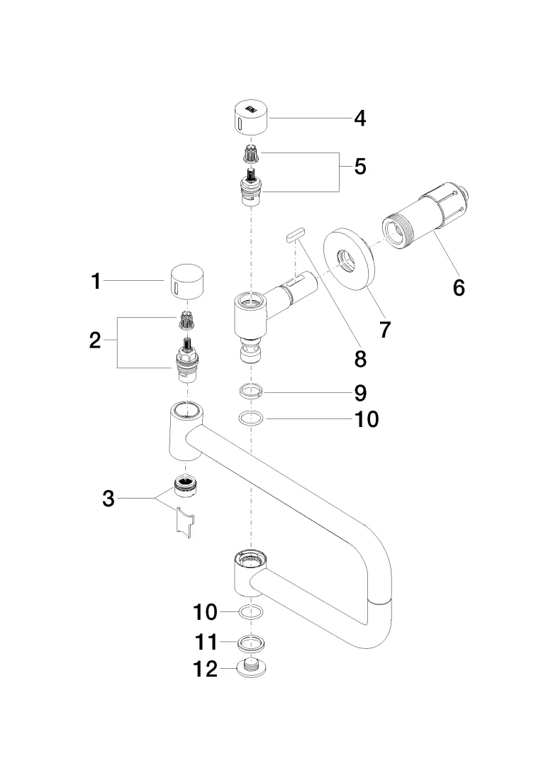 Kaltwasserventil TARA ULTRA Chrom 30805875 Kaltwasserventil TARA ULTRA Chrom 30805875