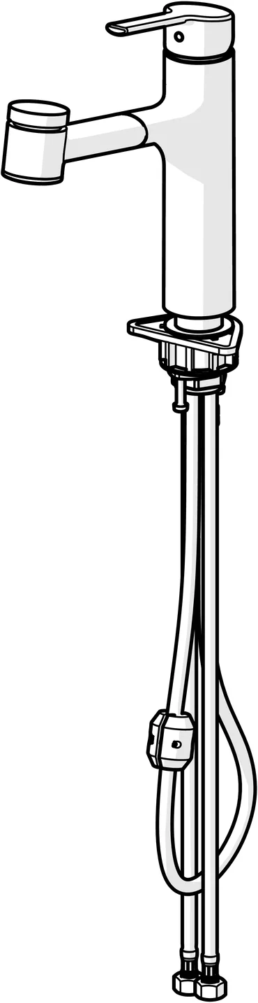 HansaRONDA Einhebelmischer Küchenarmatur HansaRONDA 0338 2-strahlig Ausladung 200 mm DN15 Chrom HansaRONDA Einhebelmischer Küchenarmatur HansaRONDA 0338 2-strahlig Ausladung 200 mm DN15 Chrom