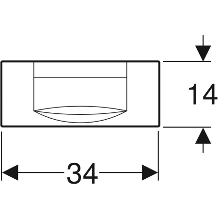 300T Betätigungsplatte für Spül-Stopp-Spülung: weiß 300T Betätigungsplatte für Spül-Stopp-Spülung: weiß