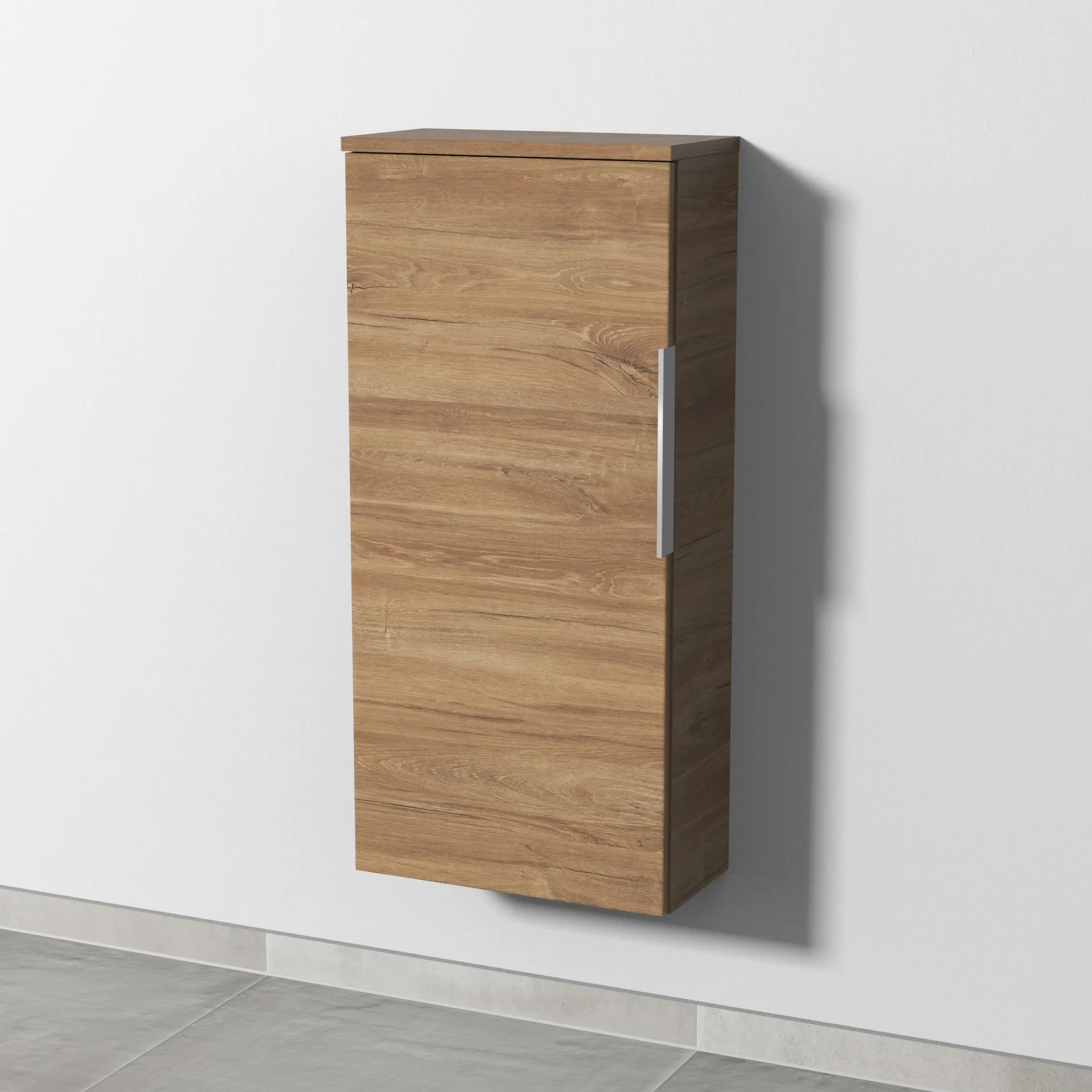 Sanipa Mittelschrank „3way“ 400 × 850 × 199 mm Anschlag links, in Eiche Kansas, Anschlag links