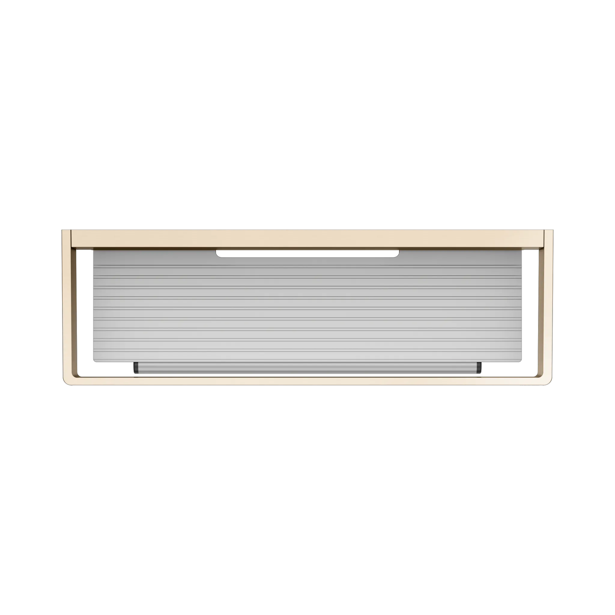 Edition 11 11159030000 Duschkorb mit Glasabzieher silber-eloxiert/Bronze geb.