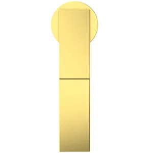 Waschischarmatur Extra Ausladung 150mm verlängerter Sockel ohne Ablaufgarnitur Brushed Gold Waschischarmatur Extra Ausladung 150mm verlängerter Sockel ohne Ablaufgarnitur Brushed Gold