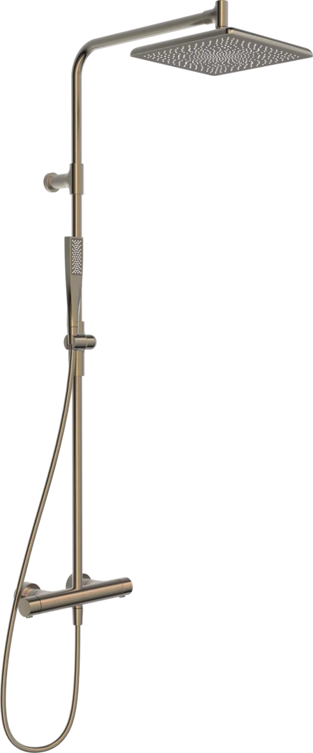 HansaAURELIA Regenbrause-Duscharmatur 4719, 1-strahlig, Bronze gebürstet