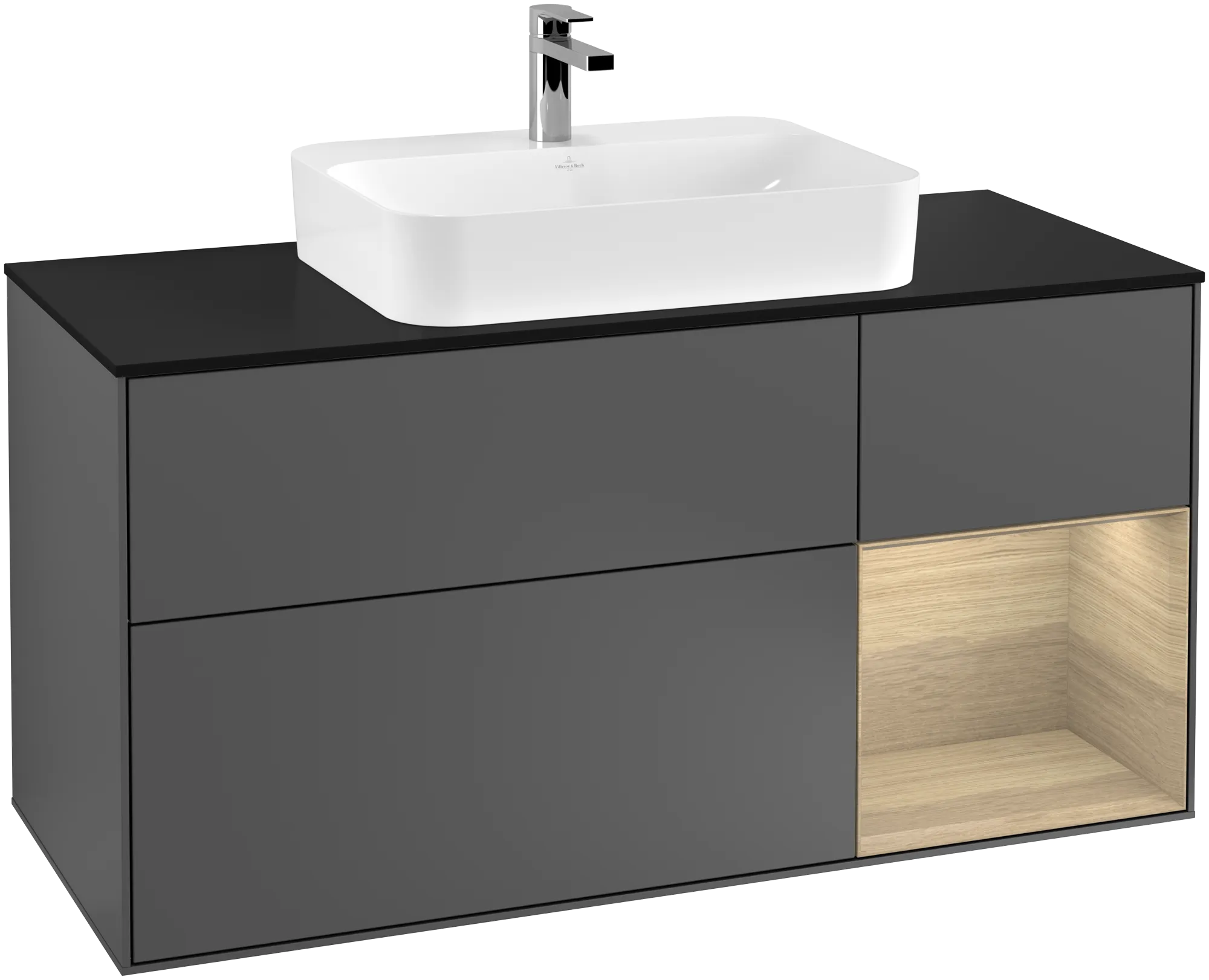 Villeroy & Boch Finion Waschbeckenunterschrank G42 1200x603x501mm Anthrazit