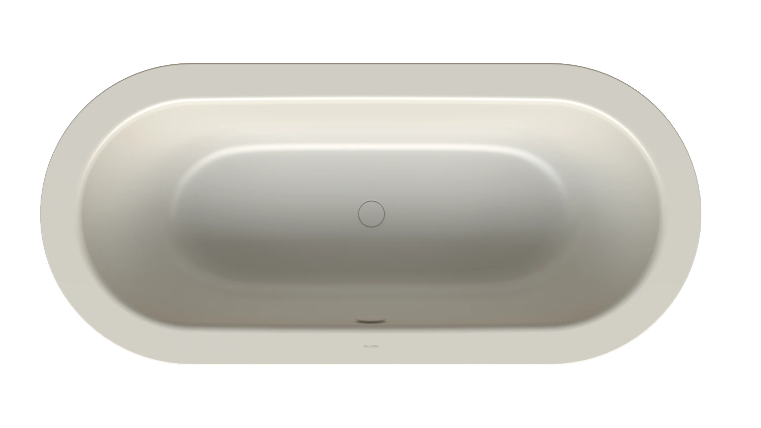 Bette oval Badewanne „BetteStarlet Oval Silhouette“ 175 × 80 cm in Flax