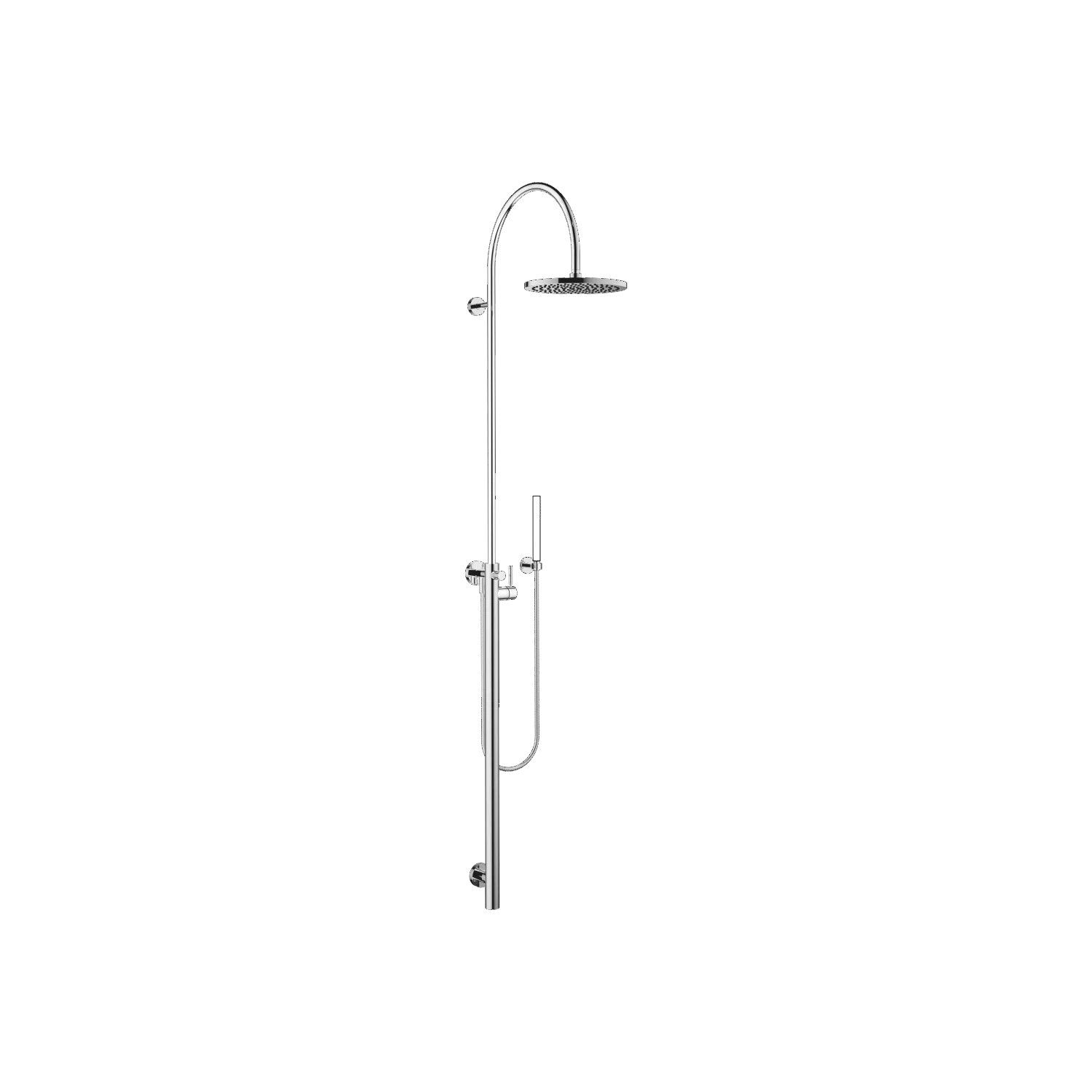 Dornbracht Duschstele mit Brause-Einhandbatterie ohne Handbrause FlowReduce - Chrom, 26025661 Dornbracht Duschstele mit Brause-Einhandbatterie ohne Handbrause FlowReduce - Chrom, 26025661