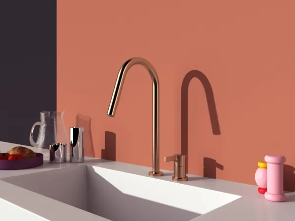 Ideal Standard Gusto Armaturen Gusto Küchenarmatur BD424J4 Sunset Rose Ideal Standard Gusto Armaturen Gusto Küchenarmatur BD424J4 Sunset Rose