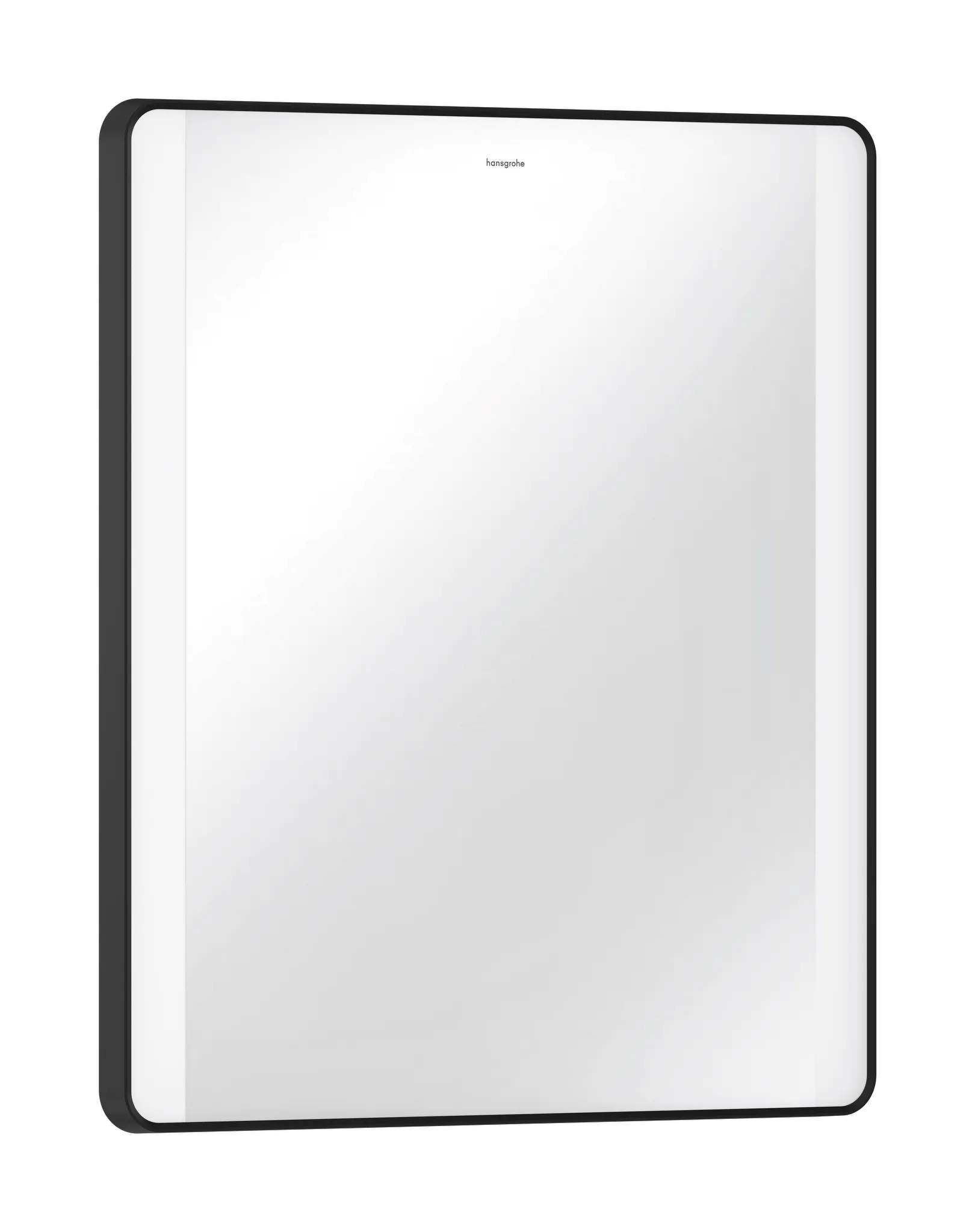 Hansgrohe Xarita Lite Q Spiegel mit seitlicher LED-Beleuchtung, 600/700x30 cm, Mattschwarz Hansgrohe Xarita Lite Q Spiegel mit seitlicher LED-Beleuchtung, 600/700x30 cm, Mattschwarz