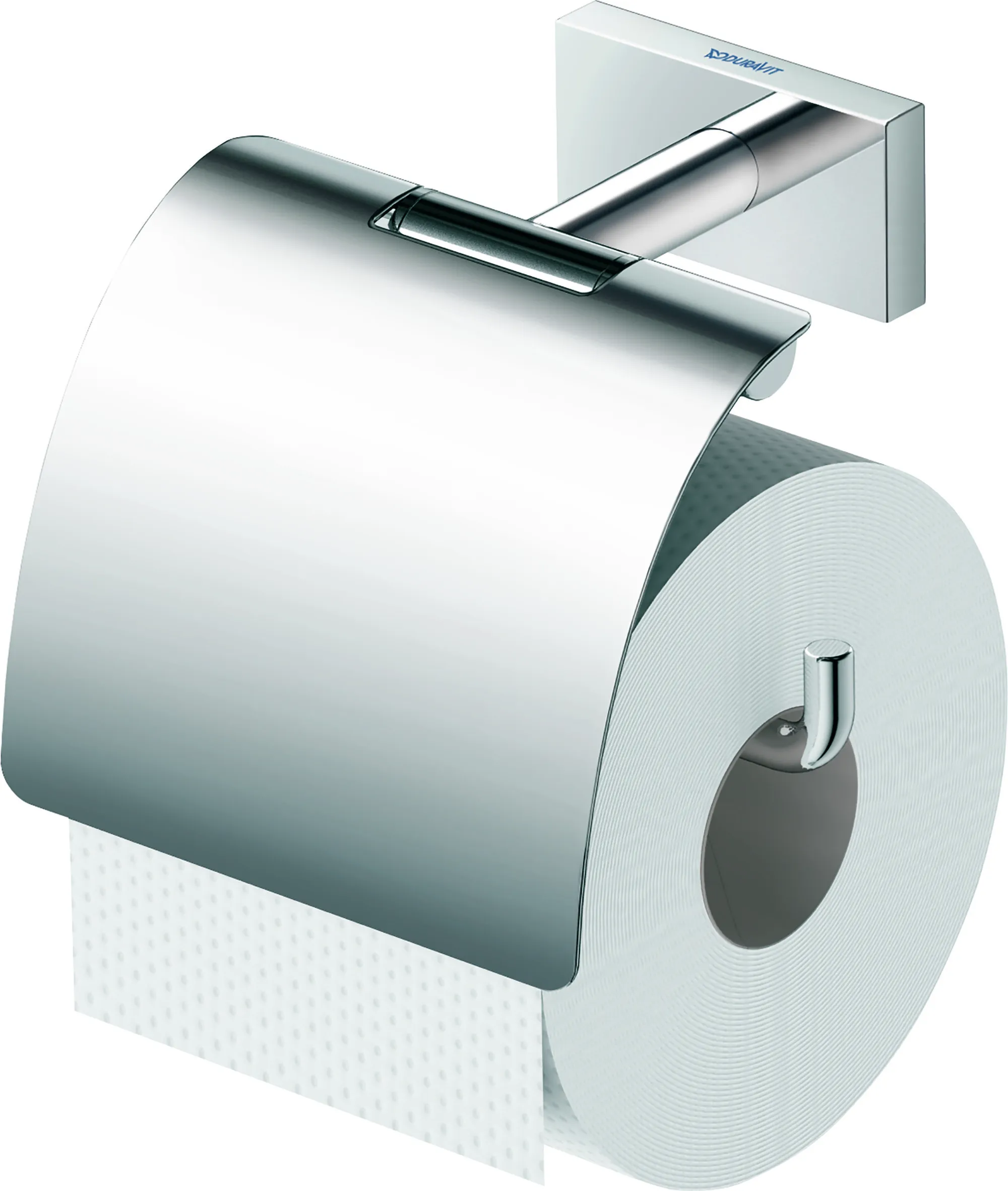Duravit Toilettenpapierhalter „Karree“ 13,8 × 13,8 × 11,5 cm in Befestigung sichtbar Duravit Toilettenpapierhalter „Karree“ 13,8 × 13,8 × 11,5 cm in Befestigung sichtbar