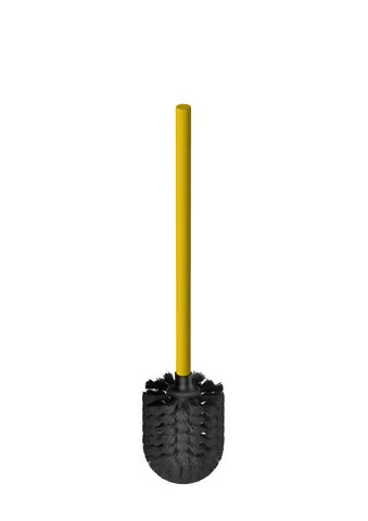 HEWI WC-Bürste Serie 801, Polyamid, auswechselbarer Bürstenkopf, 425 mm, Senfgelb HEWI WC-Bürste Serie 801, Polyamid, auswechselbarer Bürstenkopf, 425 mm, Senfgelb