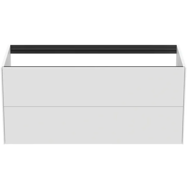 Ideal Standard Waschtischunterschrank Conca, 2 Auszüge, ohne Platte, 1200x505x540mm, Weiß Ideal Standard Waschtischunterschrank Conca, 2 Auszüge, ohne Platte, 1200x505x540mm, Weiß