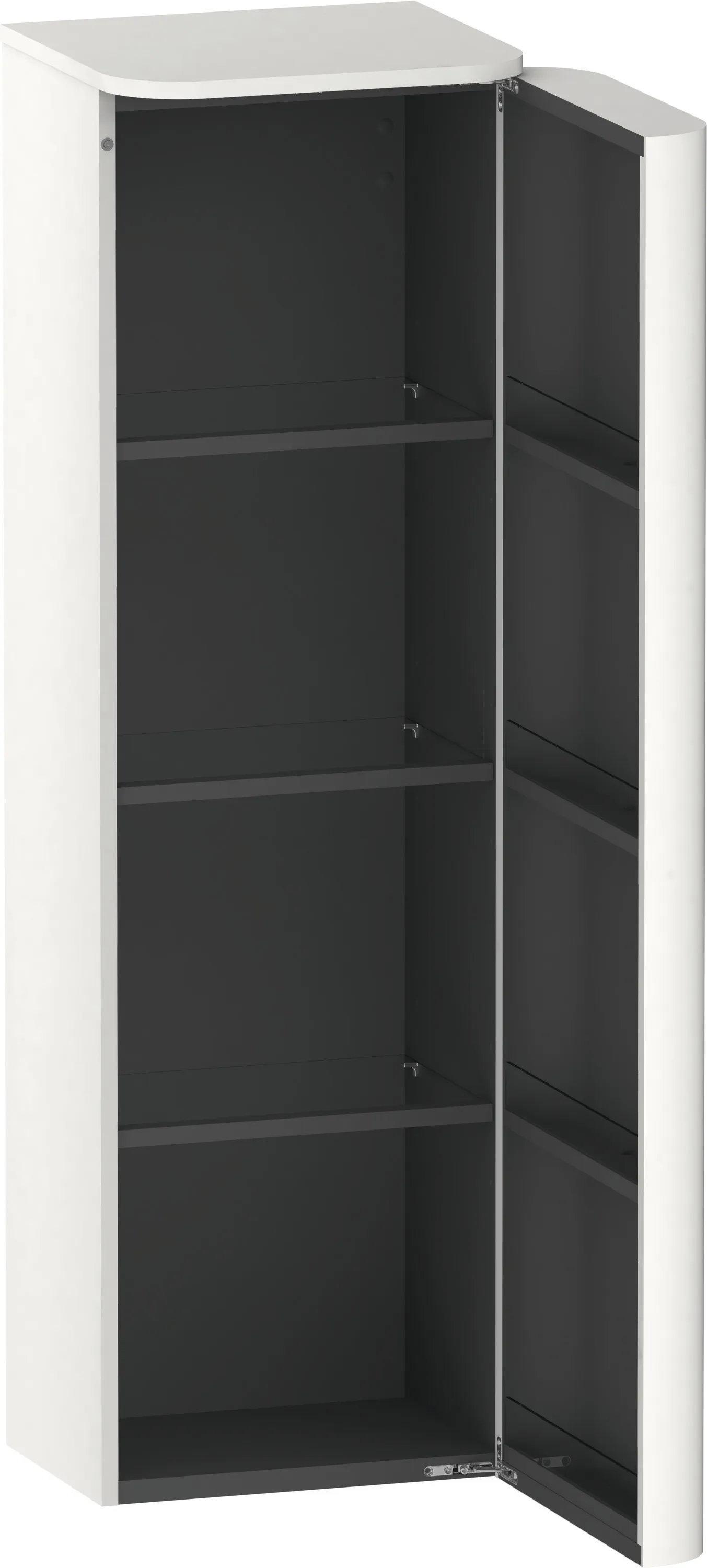 Duravit Halbhochschrank „Happy D.2 Plus“ 40 × 133,6 × 36 cm, Anschlag rechts Duravit Halbhochschrank „Happy D.2 Plus“ 40 × 133,6 × 36 cm, Anschlag rechts