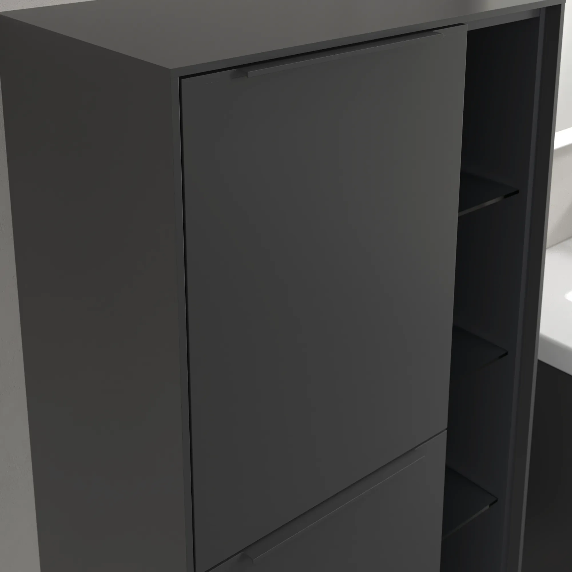 Villeroy & Boch Mittelschrank „Subway 3.0“ 57,4 × 120 × 36,2 × 36,2 cm 2 Türen, Anschlag (Scharnier) links, 2 Türen, Anschlag links Villeroy & Boch Mittelschrank „Subway 3.0“ 57,4 × 120 × 36,2 × 36,2 cm 2 Türen, Anschlag (Scharnier) links, 2 Türen, Anschlag links