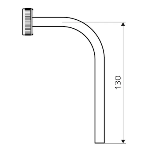 Entnahmerohr zu Probenahmeventil, G 3/4 IG Entnahmerohr zu Probenahmeventil, G 3/4 IG