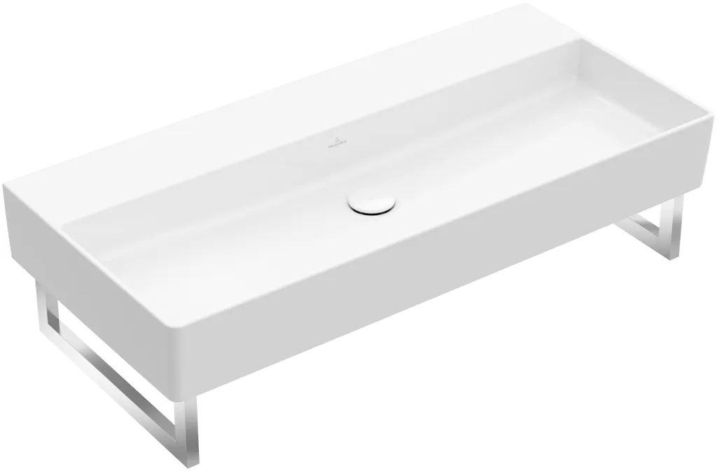Villeroy & Boch Wandwaschtisch aus TitanCeram „Memento 2.0“ 1000 × 470 × 135 mm, ohne Hahnlochbohrung in Graphite Villeroy & Boch Wandwaschtisch aus TitanCeram „Memento 2.0“ 1000 × 470 × 135 mm, ohne Hahnlochbohrung in Graphite
