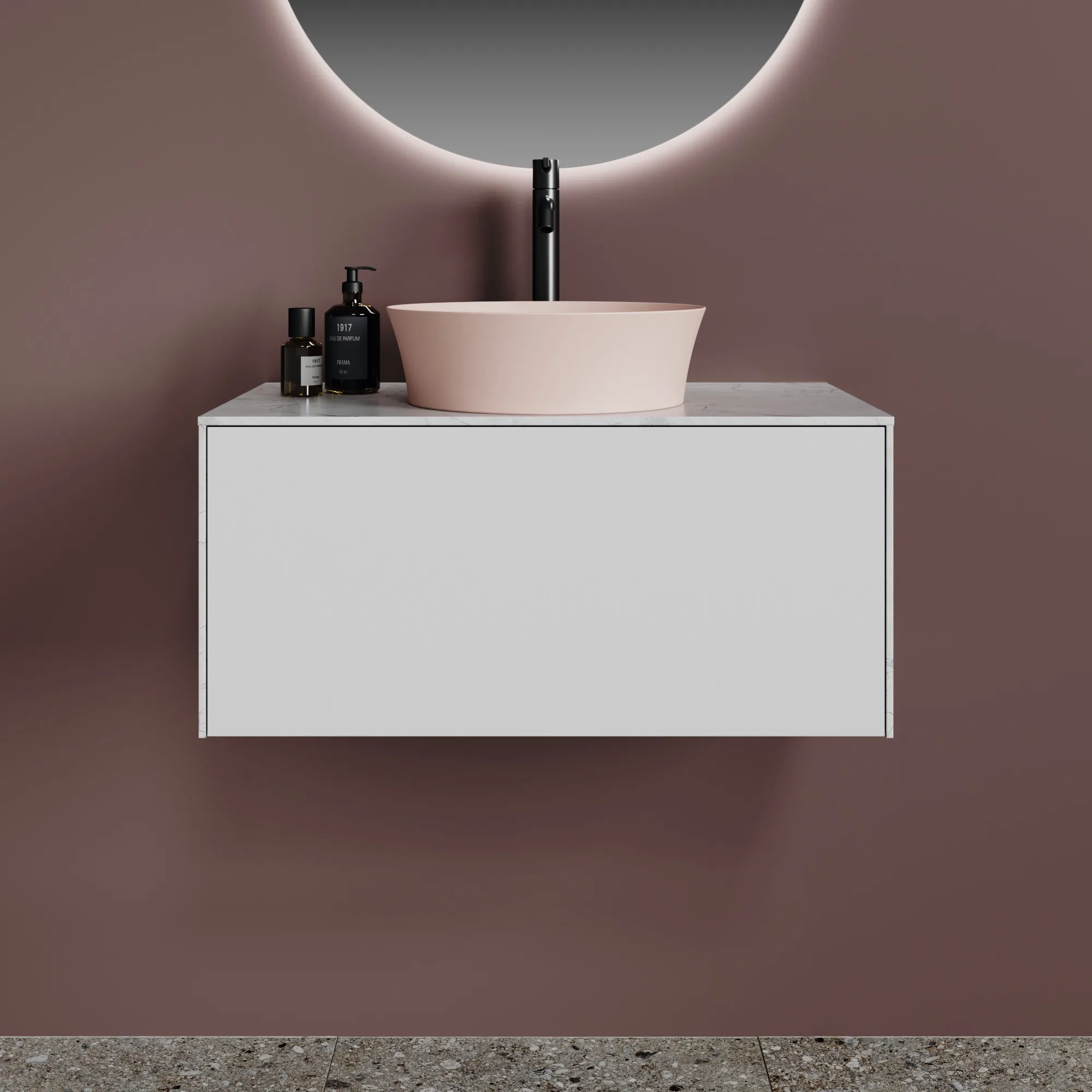 Ideal Standard Waschtischunterschrank „Conca“ 80,2 × 37 × 50,5 cm Weiß matt lackiert