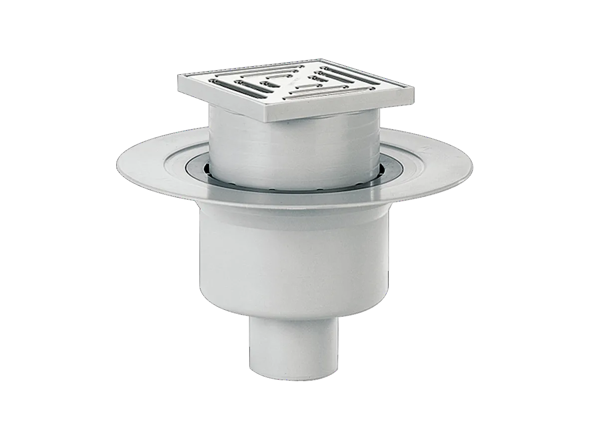 Bodenablauf 61 HT/KE, DN 100, 150 x 150 mm