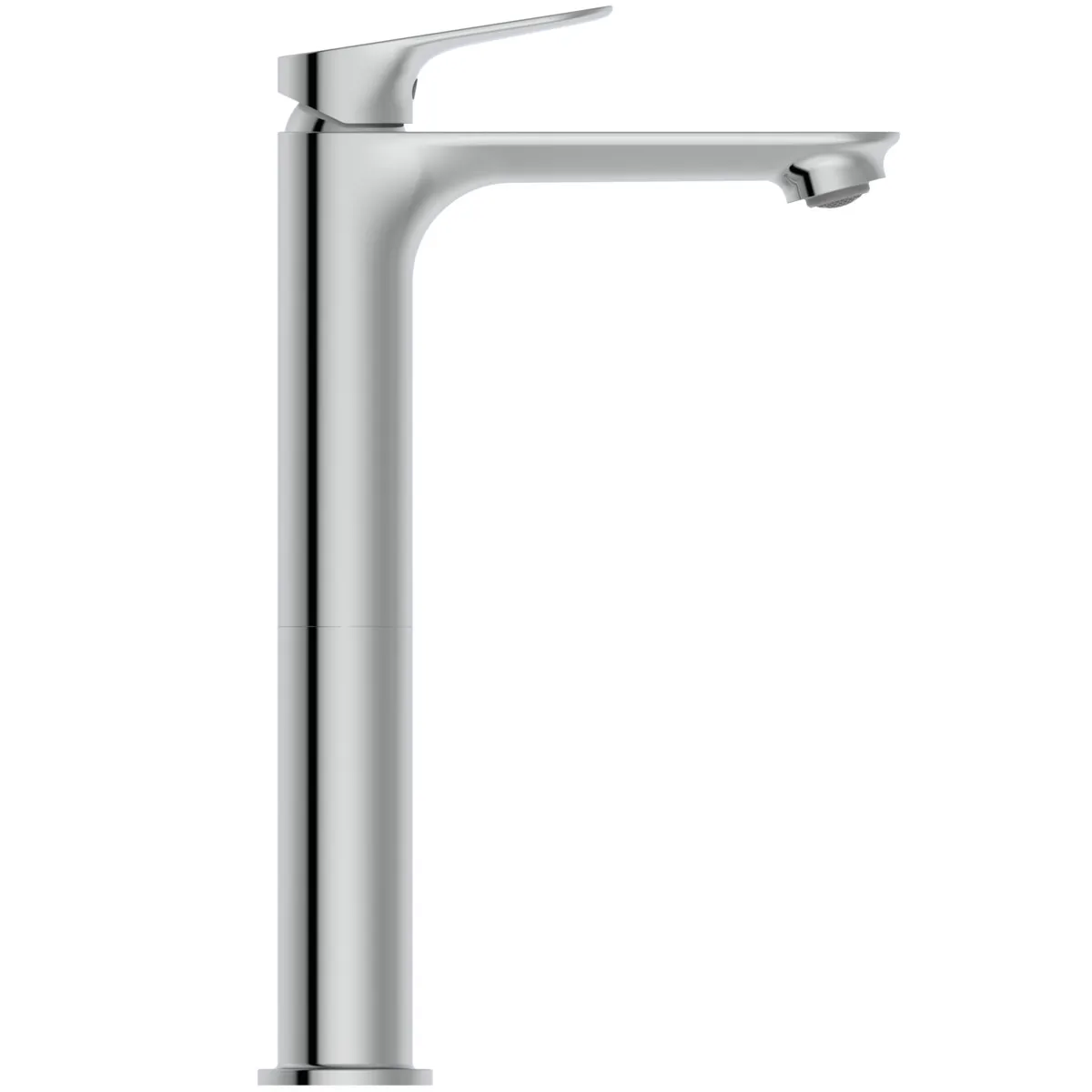 Ideal Standard Waschtischarmatur H240 Ceralife O Ausladung 135mm verlängerter Sockel PushOpenVenti BlueStart Chrom