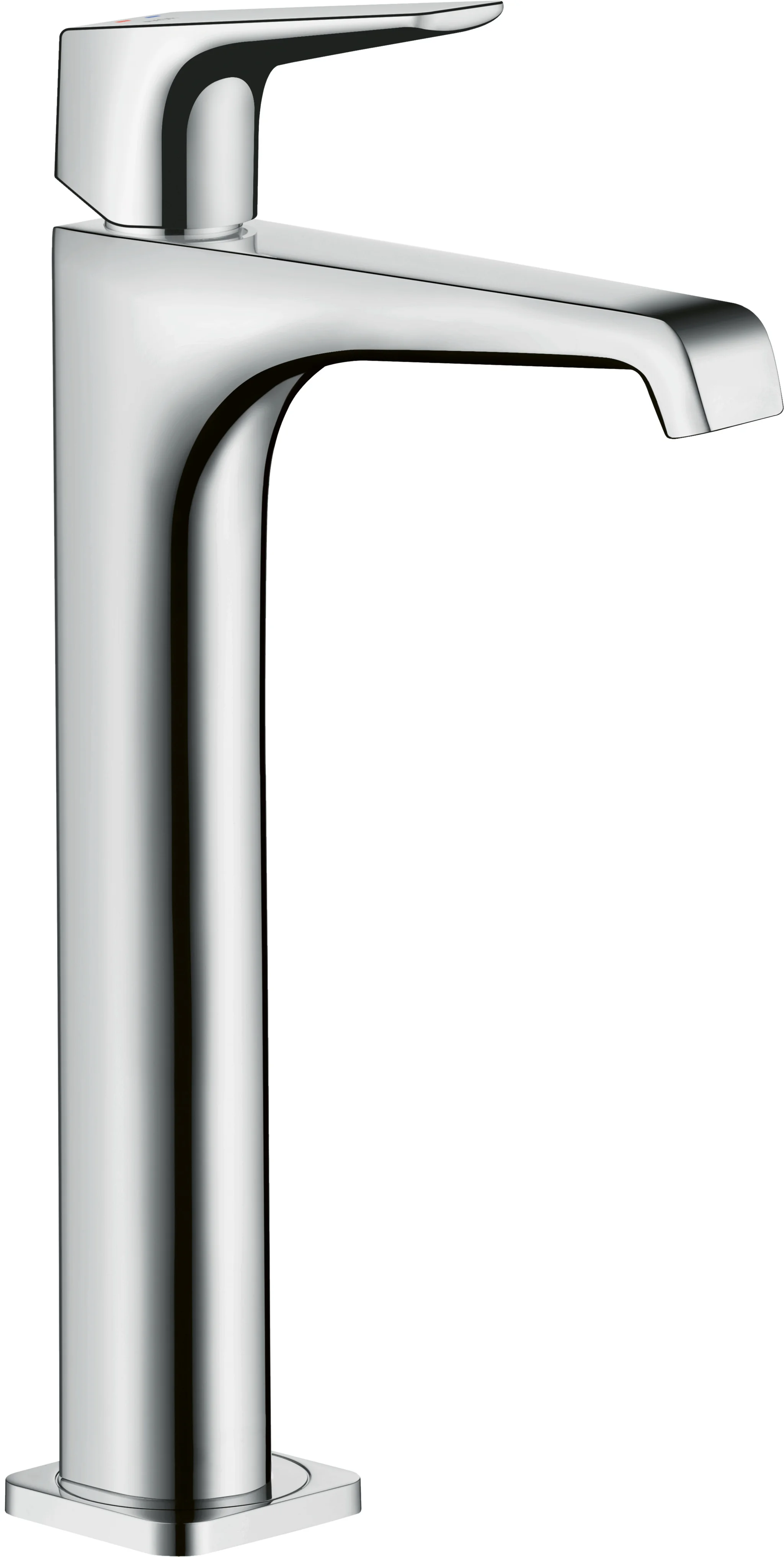 Hansgrohe AXOR Citterio E Einhebel-Waschtischmischer 36113XXX Chrom, Ausladung 163 mm, Auslaufhöhe 252 mm, Hebelgriff, Laminarstrahl, max. Durchfluss 5 l/min