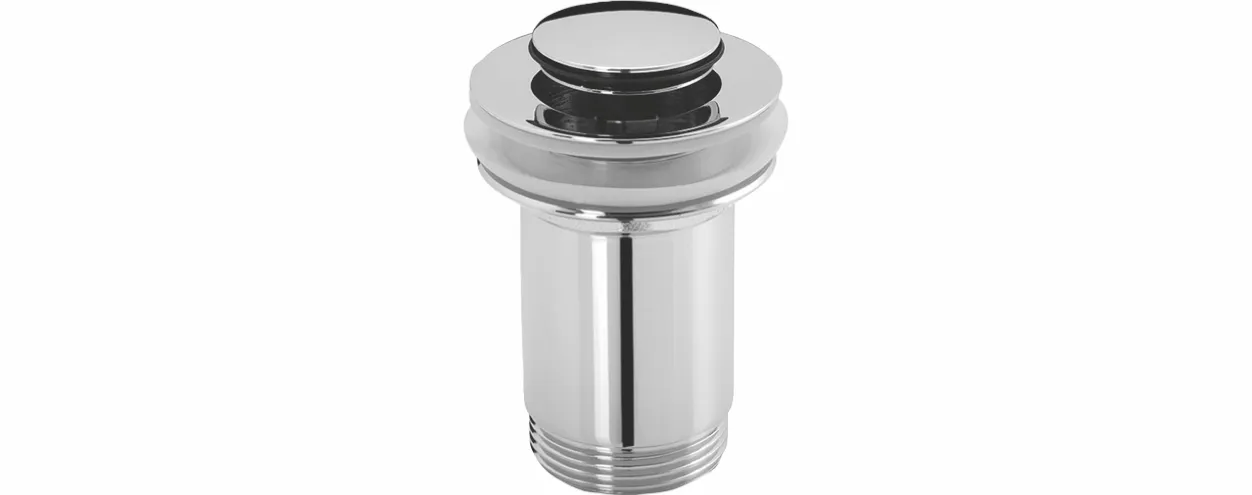 ABLAUFVENTIL 1 1/4″ DRUCKVERSCHL STOPFEN (PUSH-FUNKTION), ABS vc