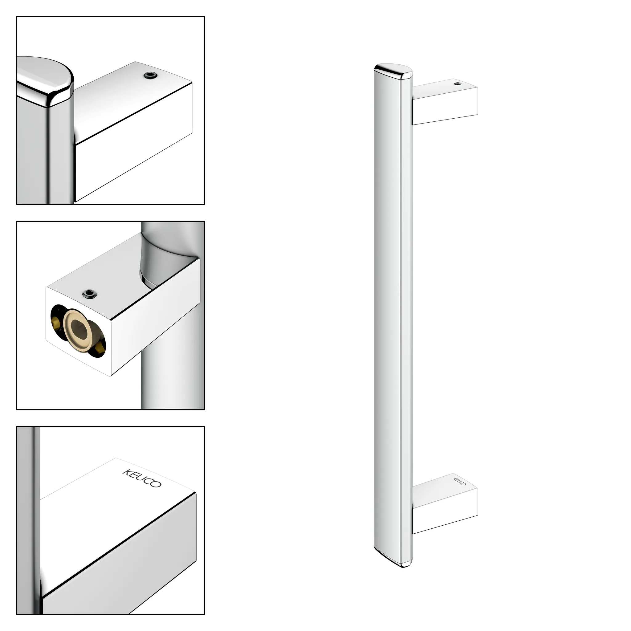 KEUCO Haltegriff „Axess“ 40 × 400 mm Ausführung in Silber (eloxiert)