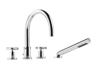 Dornbracht Tara Wannen-Vierlochbatterie Chrom Dornbracht Tara Wannen-Vierlochbatterie Chrom