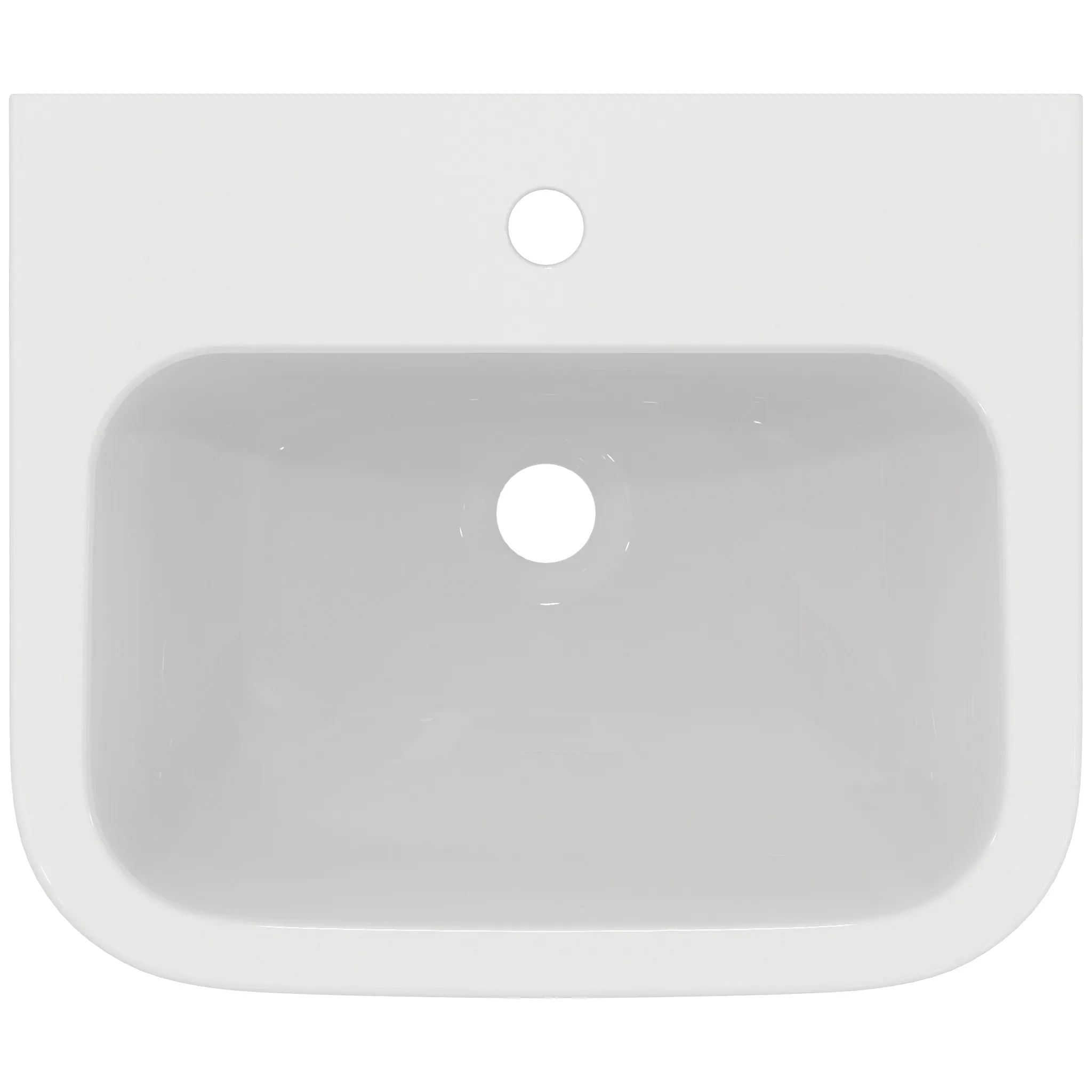 Waschbecken „Contour21“ 50 × 42 × 19,5 cm, Hahnlochposition mittig Waschbecken „Contour21“ 50 × 42 × 19,5 cm, Hahnlochposition mittig