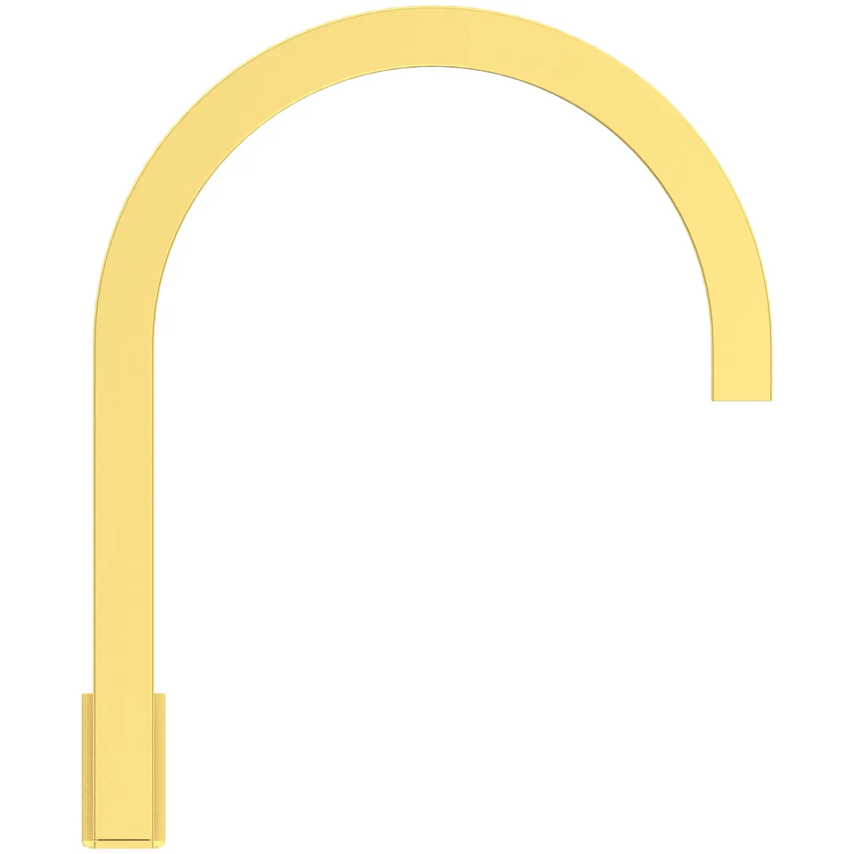 Ideal Standard Waschtischarmatur hoher Auslauf Solos ohne Ablaufgarnitur, eckig Brushed Gold