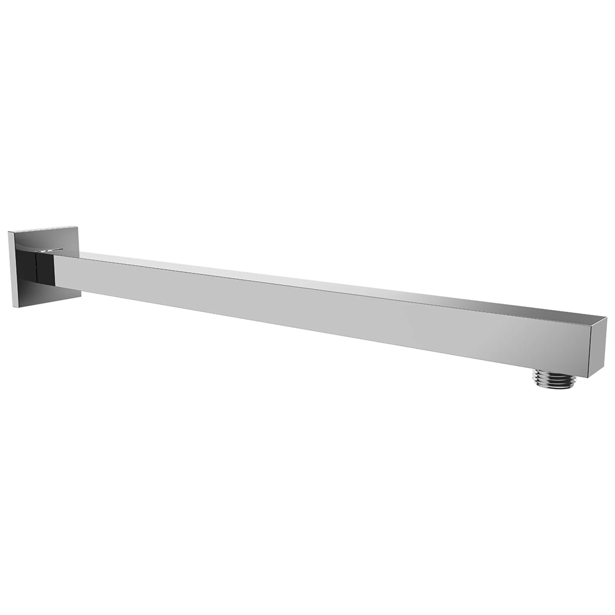 Brausewandarm, quadratische Rosette, Ausladung 420mm, passend zu Kopfbrause HF504732100000, chrom
